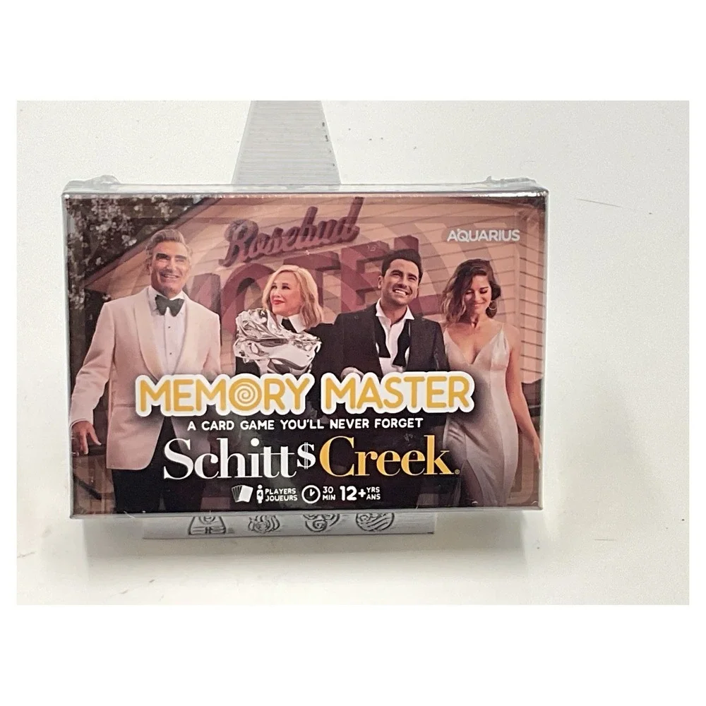 Aquarius Schitt's Creek Memory Master Card Game New Factory Sealed 2021